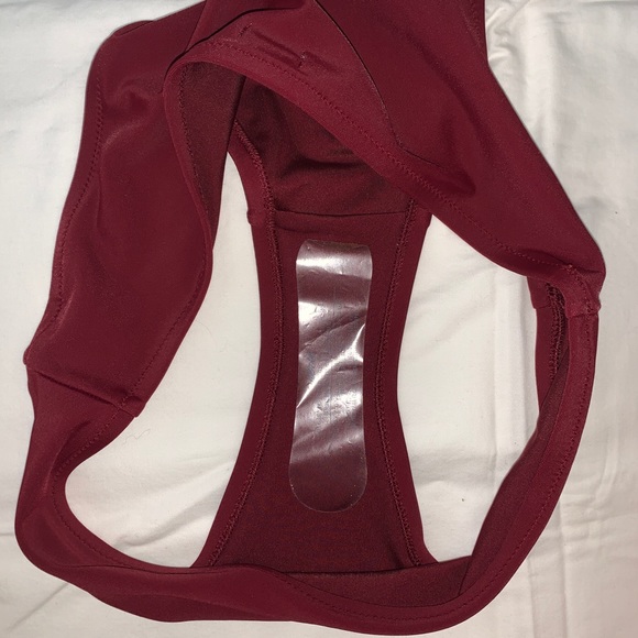New burgundy aerie bikini bottoms - Picture 3 of 3